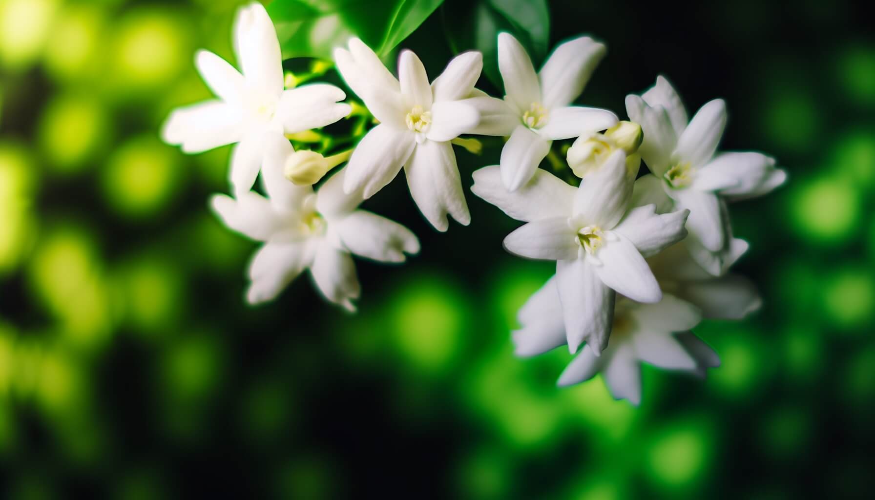Jasmine flowers in bloom